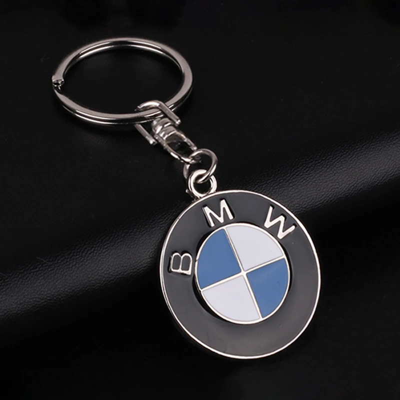 Metal Car Badge Keychain Zinc Alloy Keyrings Accessories For BMW 1 2 3 4 5 6 7 8 Series GT I4 I3 I8 IX X2 X3 X4 E34 E36 E90 E46