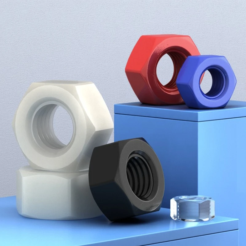 Nylon Plastic Hex Nuts M2~ M20 Nylon Nut Insulation Hexagon Locknut