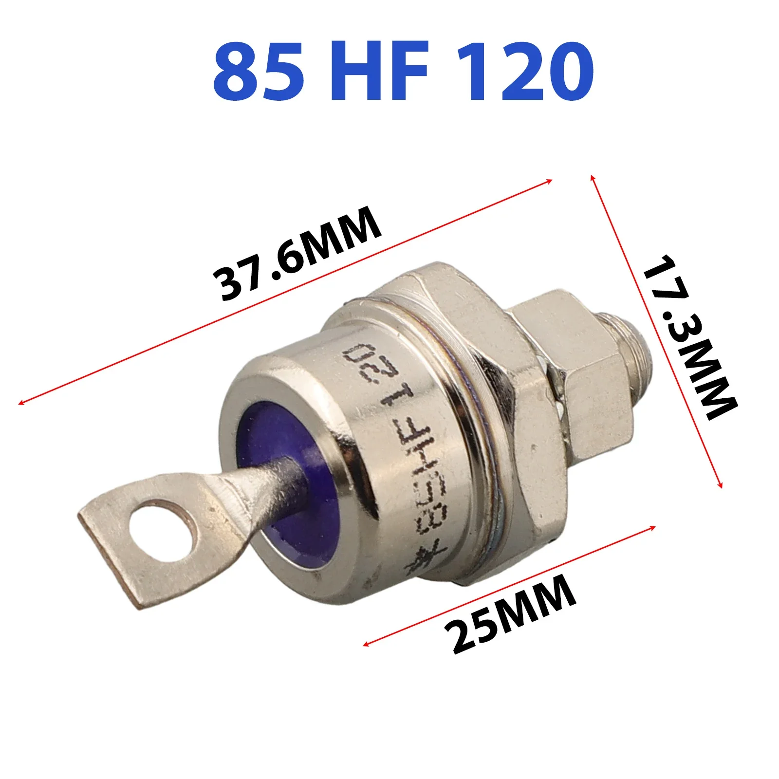 85A/70A/50A/40A/25A 1200V Positieve Kathode/Negatieve Anode Stud Mount Diode Gelijkrichter voor Batterij Opladen Lasmachines