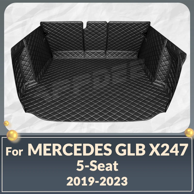 

Коврик для багажника с полным покрытием для Mercedes Benz GLB Class 5-Seat X247 2019-2023 22 21 20, защитный коврик для автомобиля, аксессуары для защиты интерьера