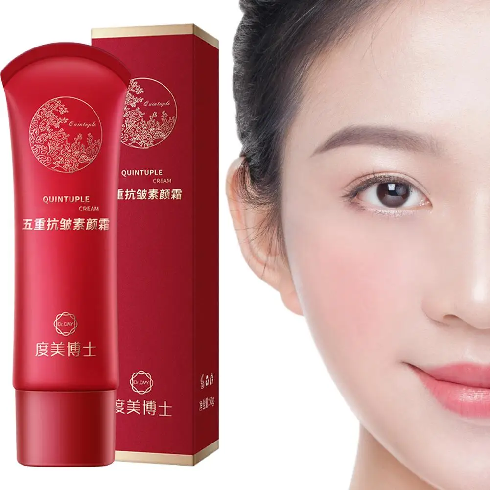 خمسة أضعاف المضادة للتجاعيد كريم الوجه السلع الأصلية كسول كريم عارية ماكياج طالب حفلة الرقبة الإناث ثلاثة في واحد Q6B8 #1