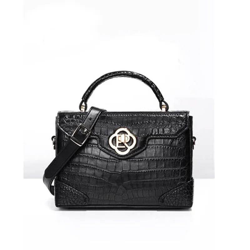 

ouluoer import crocodile bag women flap crocodile bag fashion Simple one shoulder worn Female bag tide women handbag