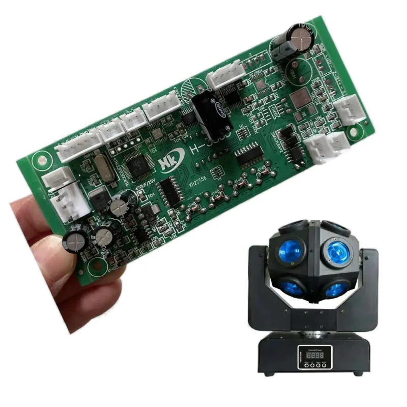 

12x10W Moving Head Light DMX Main Board Motherboard Display Parts DJ Equipment Music Lighting