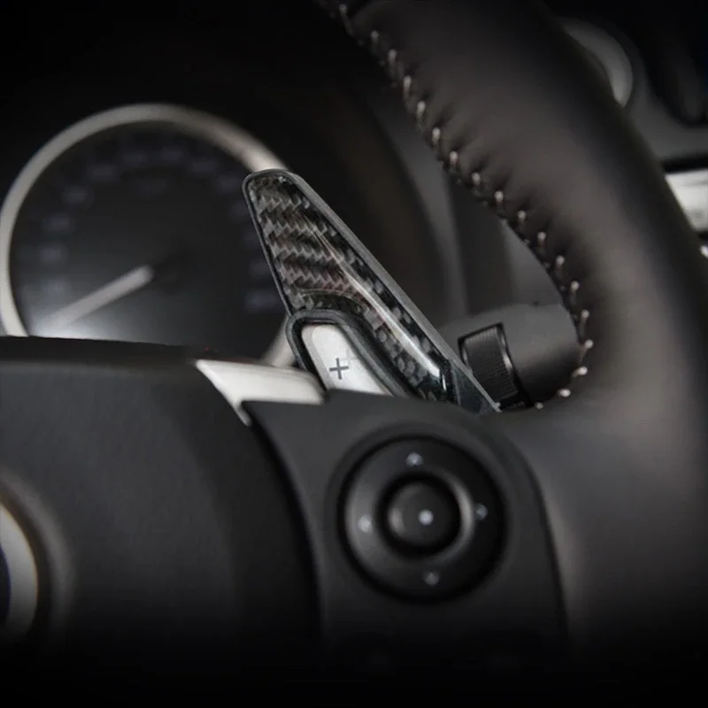 Carbon Fiber Steering Wheel Paddle Shifter Decorative Decal Cover Trim Fit for Lexus NX 200 200t 300h 2014-2021