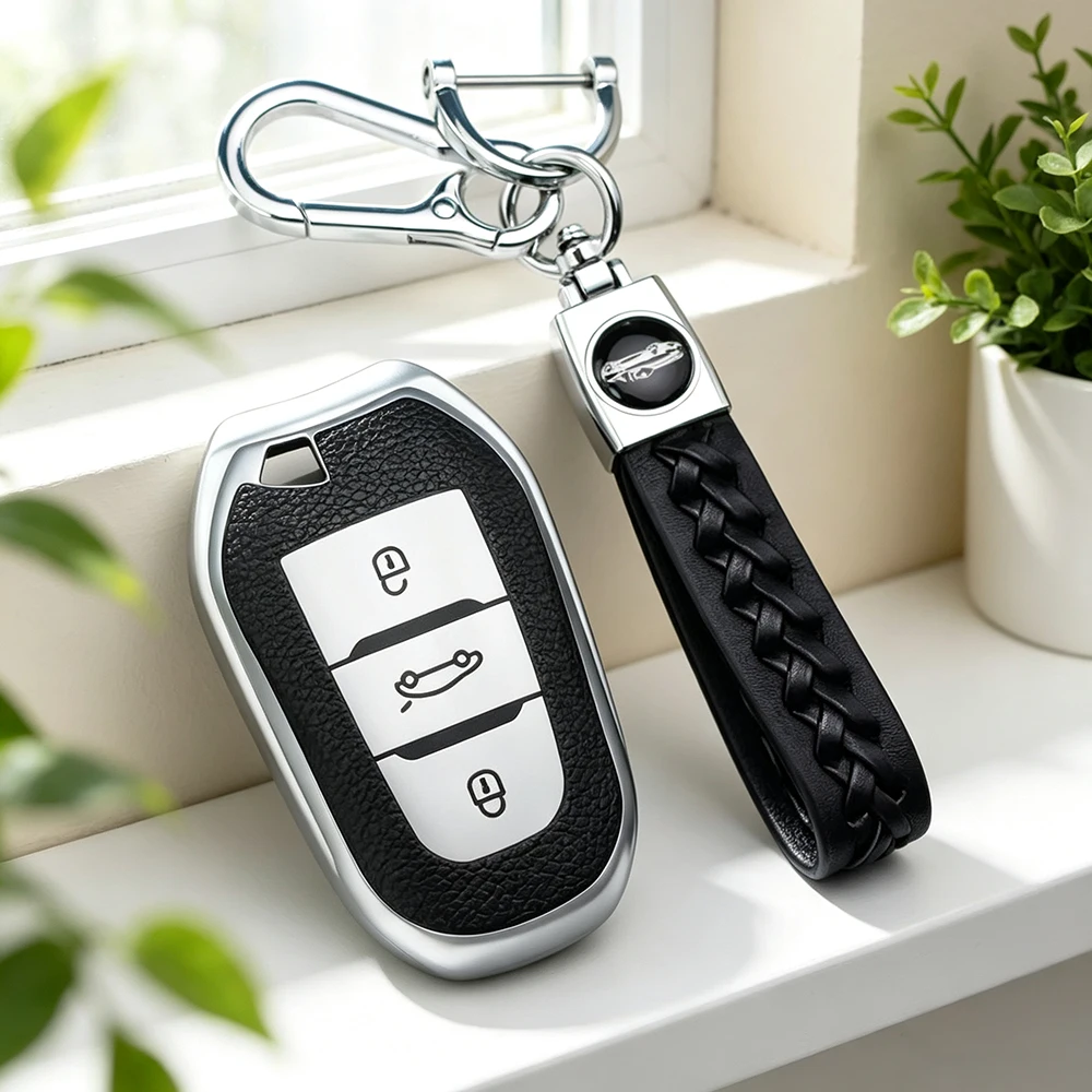 TPU Car Remote Key Case Cover for Peugeot 2008 3008 4008 5008 308 408 508 Citroen C1 C2 C4 C6 C3-XR Picasso Grand DS3 DS5 Shell