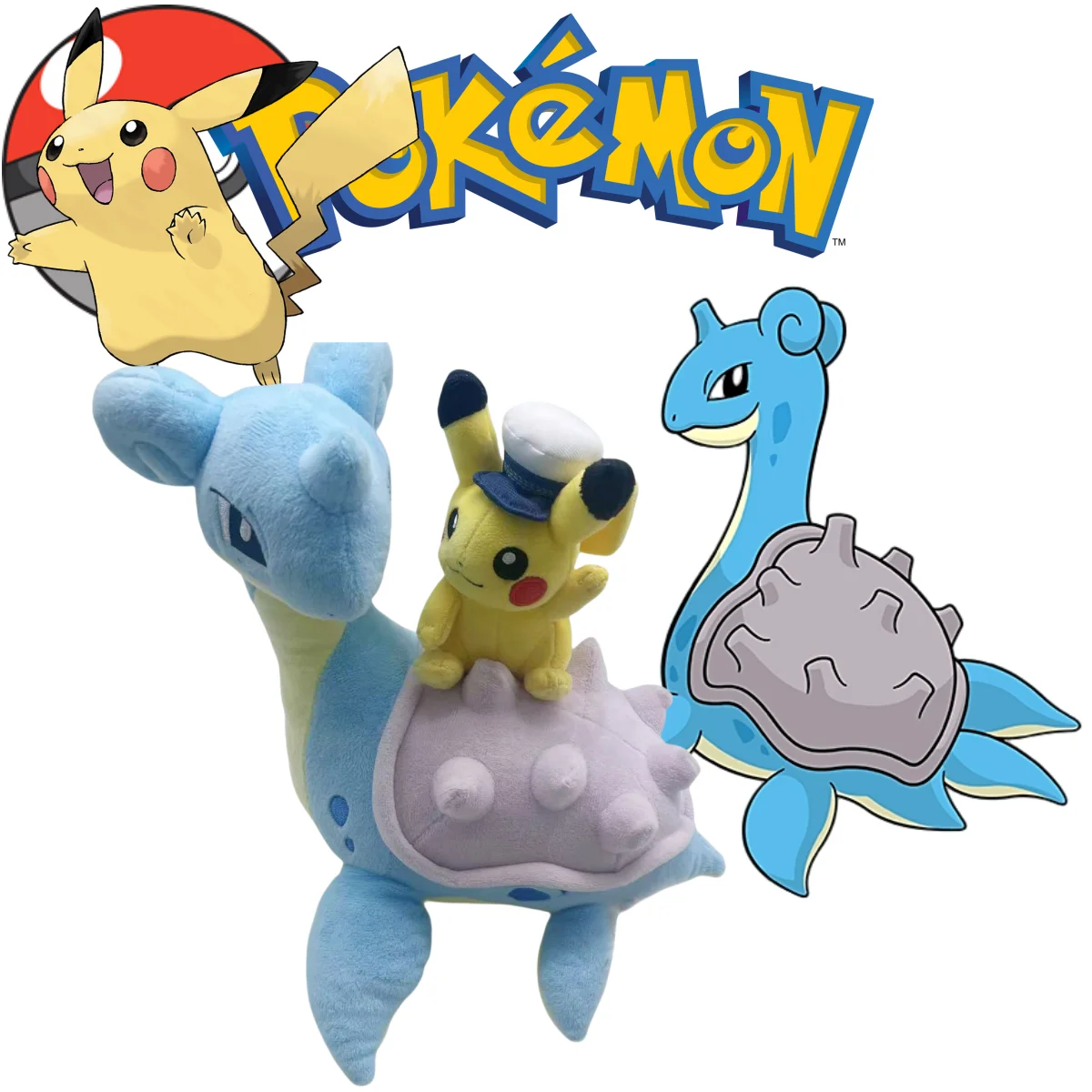 

Pokemon Plush Pikachu Lapras Charizard Butterfree Doll Nidoking Clefable Toy Wigglytuff Jigglypuff Psyduck Magnemite