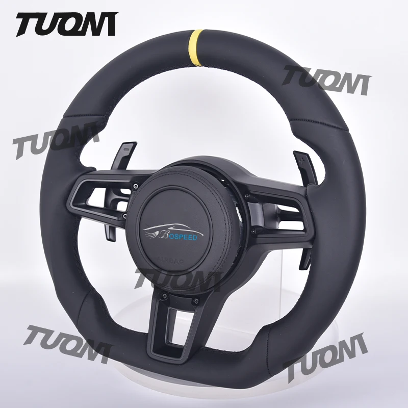 

Carbon Fiber Steering Wheel For Porsche Macan Panamera Cayenne 718 911 Customized Steering Wheel Car Accessories