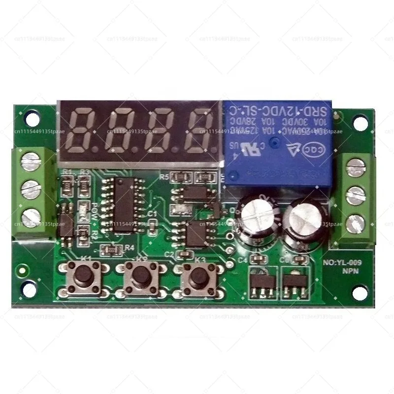 Hall Signal Detection Module Pulse Frequency Count Motor Rotation Speed Water Flow Detection Relay Output Control Accessory