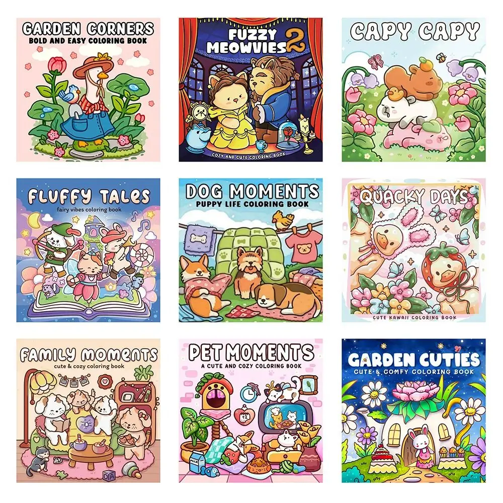 クリエイティブ漫画ぬり絵ストレスリリーフ教育ペーパーバック絵画ギフト落書き絵画ブック大人とティーン向け