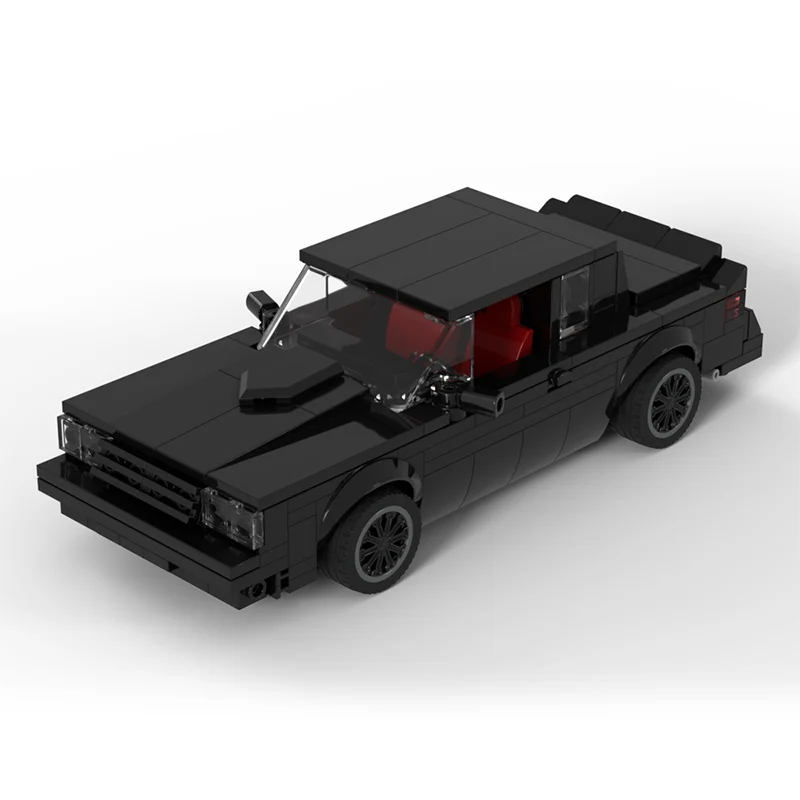 Speed Racing Car Model MOC Building Bricks GNX High-Performance Car Modular Technology Gifts Holiday Assemble Children Toys Suit