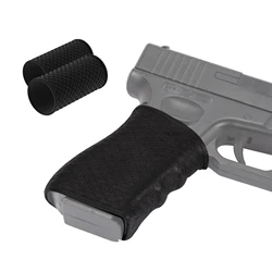 2 Pcs Universal Grip Hülse Nicht-slip Silikagel Voll Größe Für Glock Pistol Grip Handschuh Schweiß-beweis jagd Zubehör