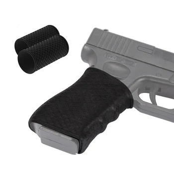 Manga de agarre Universal, Gel de sílice antideslizante de tamaño completo para guante de agarre de pistola Glock, accesorios de caza a prueba de sudor, 2 uds.