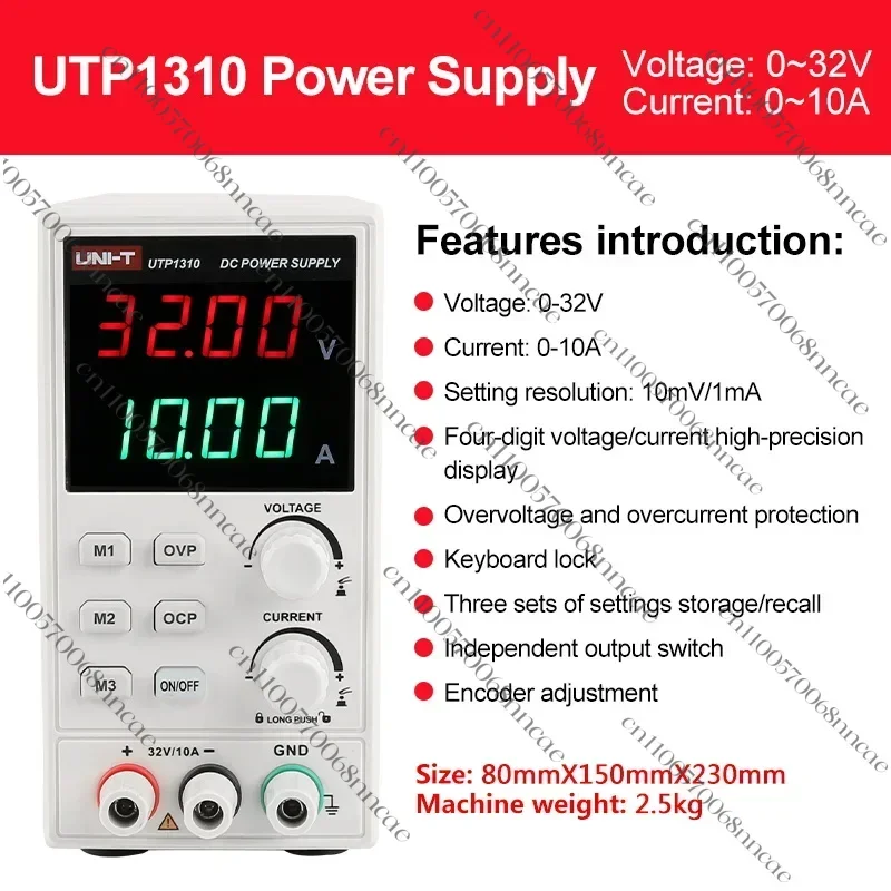 

1310 DC Lab Power Supply 32V 10A Current Adjustable 4 Digits Display AC 110V/220V Voltage Regulator For Phone Repair
