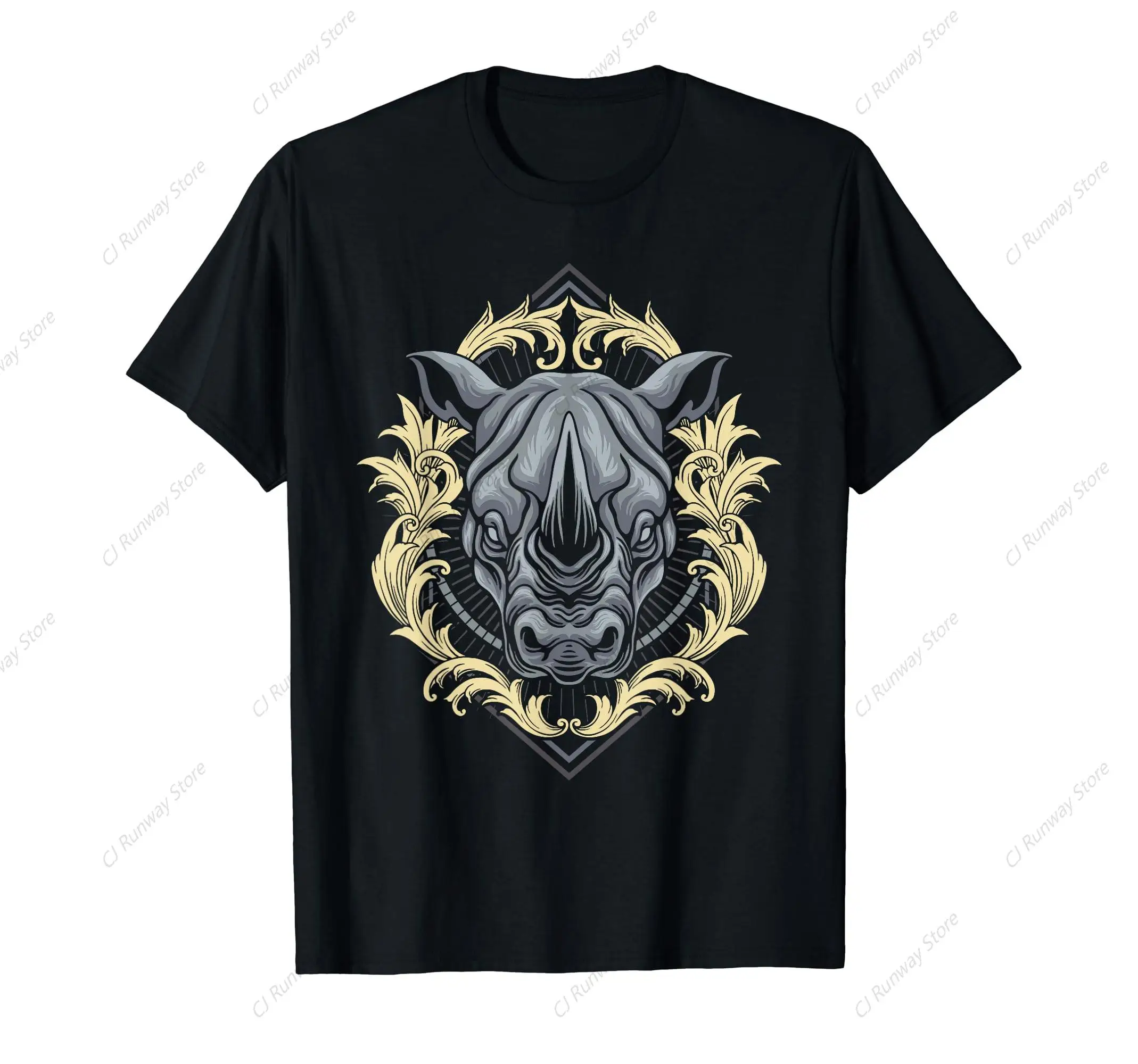 Ethnic Rhino - Rhinoceros Zoo Animal Lover Zoologist Zoology T-Shirt