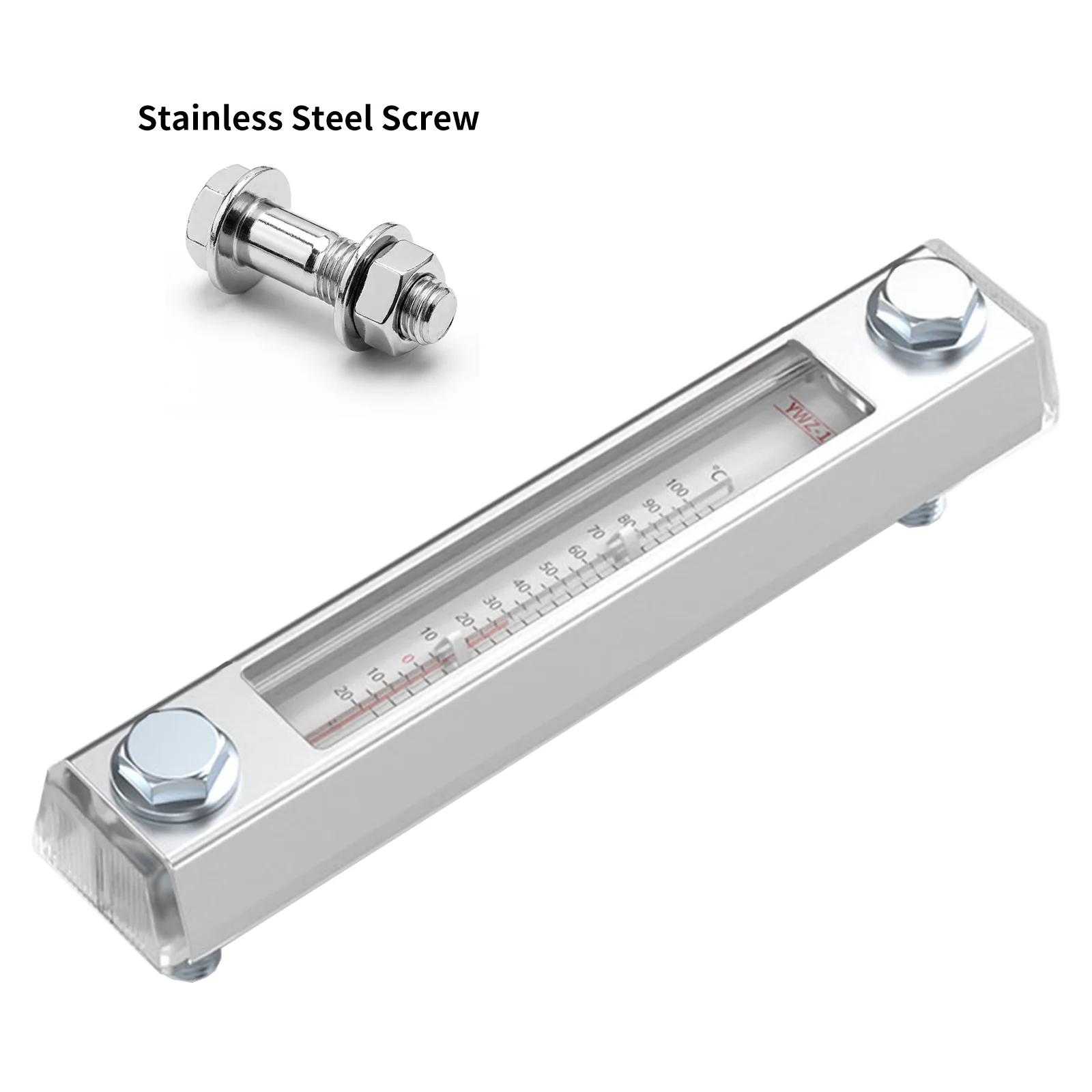 YWZ 100T-500T stainless steel screw Aluminum shell Hydraulic Tank fluid Level Gauge Oil Level Gauge Water Level Gauge standard