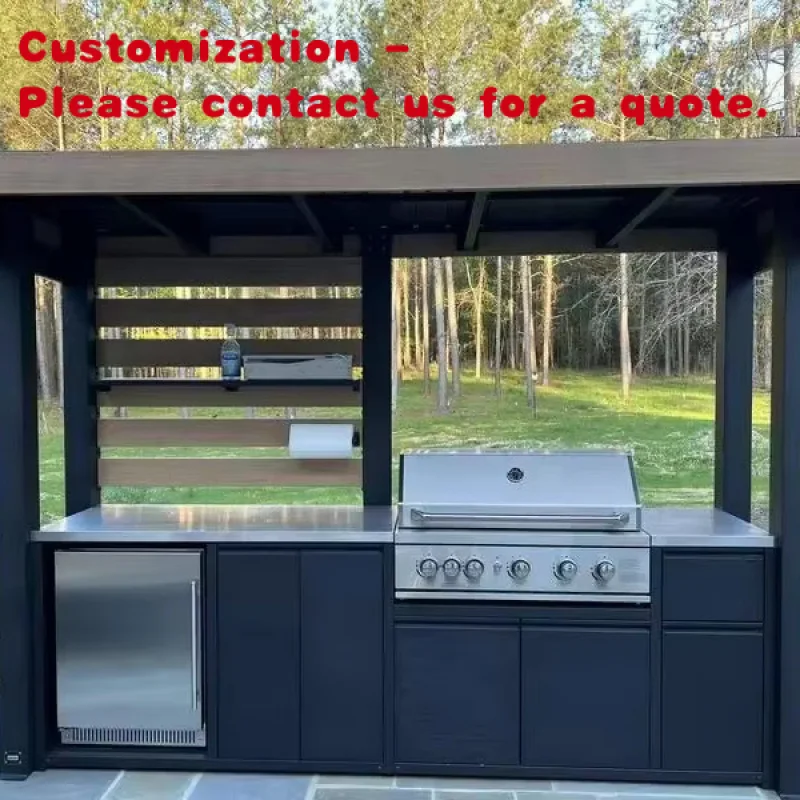 

custom.Outdoor Mobile Kitchen Foldable Portable BBQ Wild Cooking Stove Multifunctional Picnic Camping Equipment Propane Durable