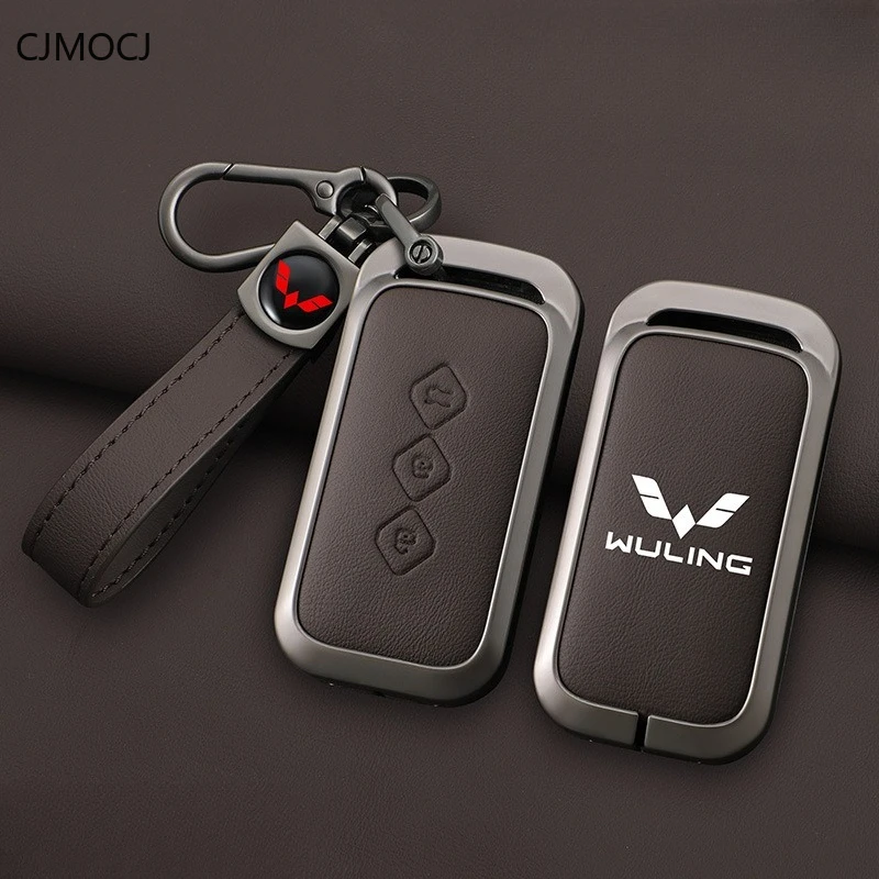 Premium Zinc Alloy Key Cover Case for Wuling Xingguang 730 (2025) - Protective Key Fob Shell Keychain