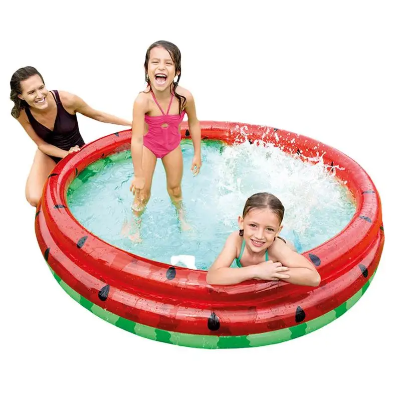 Kids Adults Swimming Ring Watermelon Inflatable Pool Float Circle For Kids Adults Swimming Float Beach Party Pool Toys