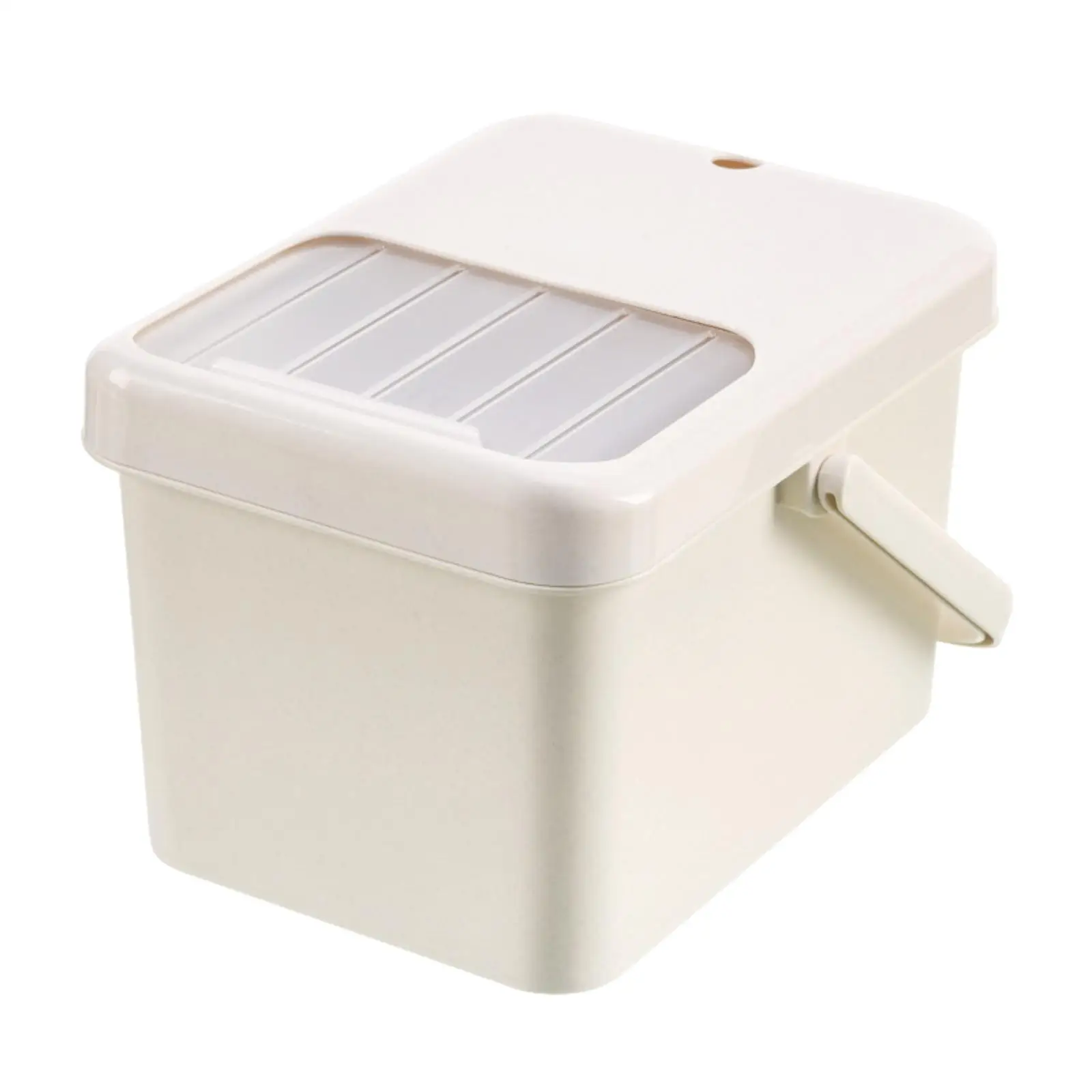 Tea Dregs Drainage Bucket PP Plastic Large Capacity Residue Filter Trash Can Portable Dustbin for Home Office Kitchen