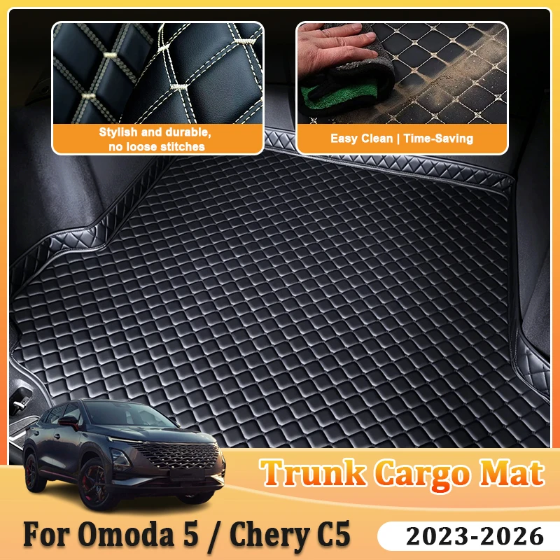 Car Trunk Mat For Chery Omoda 5 C5 E5 2023 2024 2025 2026 Anti Dirty…