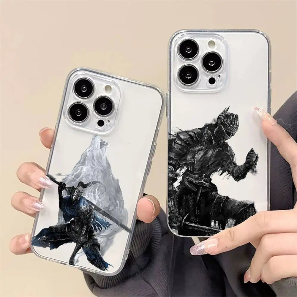 

Dark souls Game Cool Phone Case For iPhone17,16,15,14,13,12,11 Plus,Pro Max Soft Transparent Cover