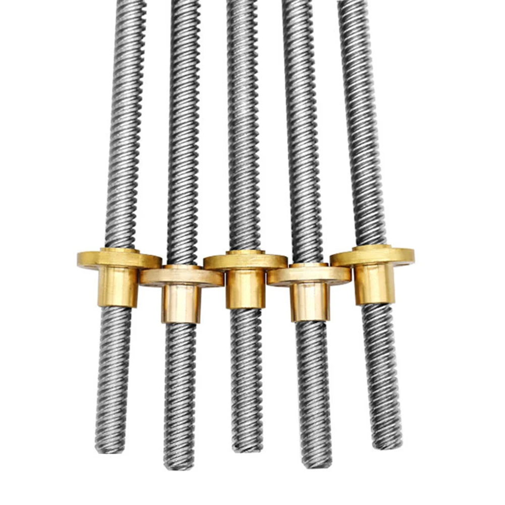 Sleek Finish Dual Pack of Robust and Reliable Stainless Steel Threaded spindles at Length of Three Hundred Millimeters