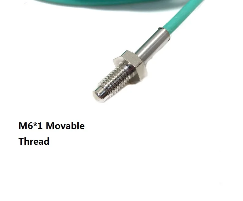 M6 Movable screw K type silicone couple K-type bending-resistant Wire  thermocouple