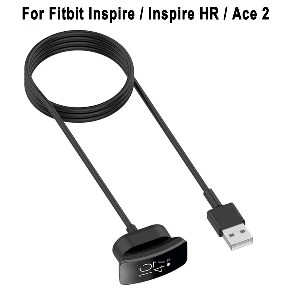 

USB Charger For Fitbit Inspire Inspire HR Inspire 2 3 Ace 2 3 Smartwatch Replaceable Fast Charging Cable Power Adapter