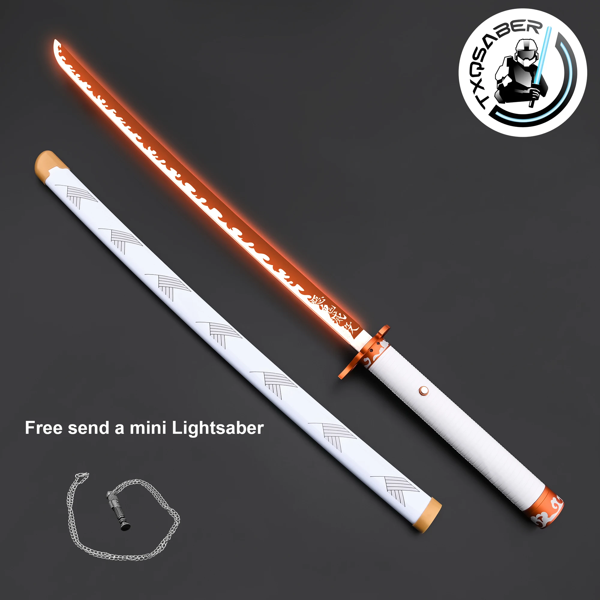 

Световой меч TXQSABER Nichirin: Тяжелый дуэльный меч Neo Pixel с плавным движением, лазерный меч-бластер FOC, игрушка для взрослых в стиле Джедая