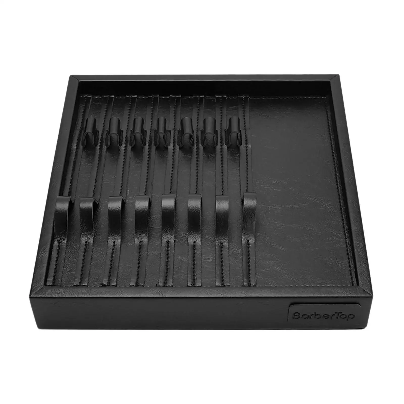 Barber Scissors Holder Scissor Storage Box Styling Tool Organizer Space Saving Storage Tray 7 Slot Station Hair Trimmer Holder