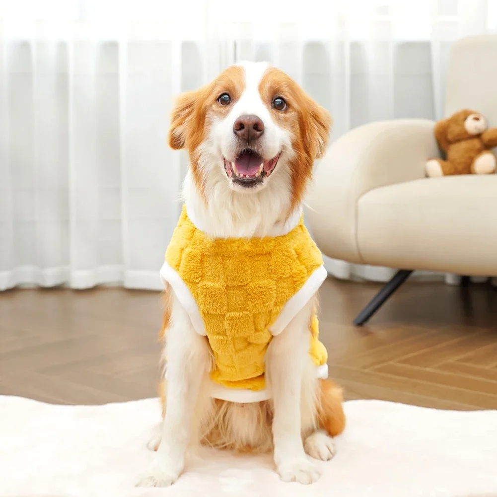 Big Dogs Clothes Winter Warm Sweater S-6XL Size Pet Clothing Golden Retriever Dog Coats Sweatshirt Pets Puppy Pullover Vest