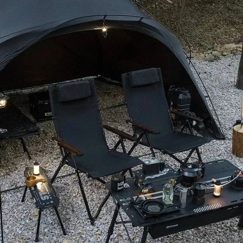 %Shinetrip Outdoor Portable Chair Foldable Four-Speed Adjustable Multi-Point Support Aluminum Alloy Outdoor Chair Fishing Campin