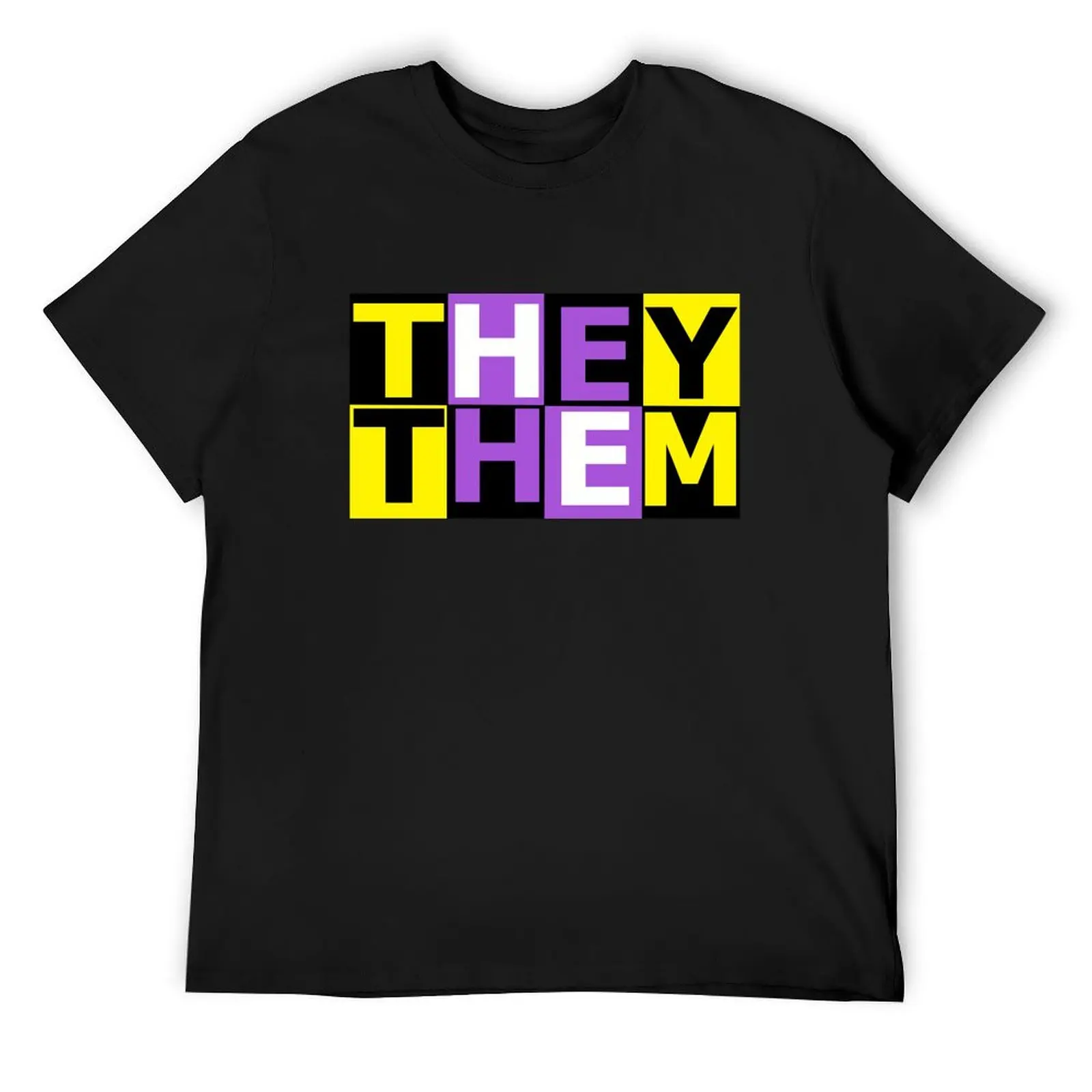 THEY/THEM T-Shirt graphic tee shirt graphics mens t shirt graphic