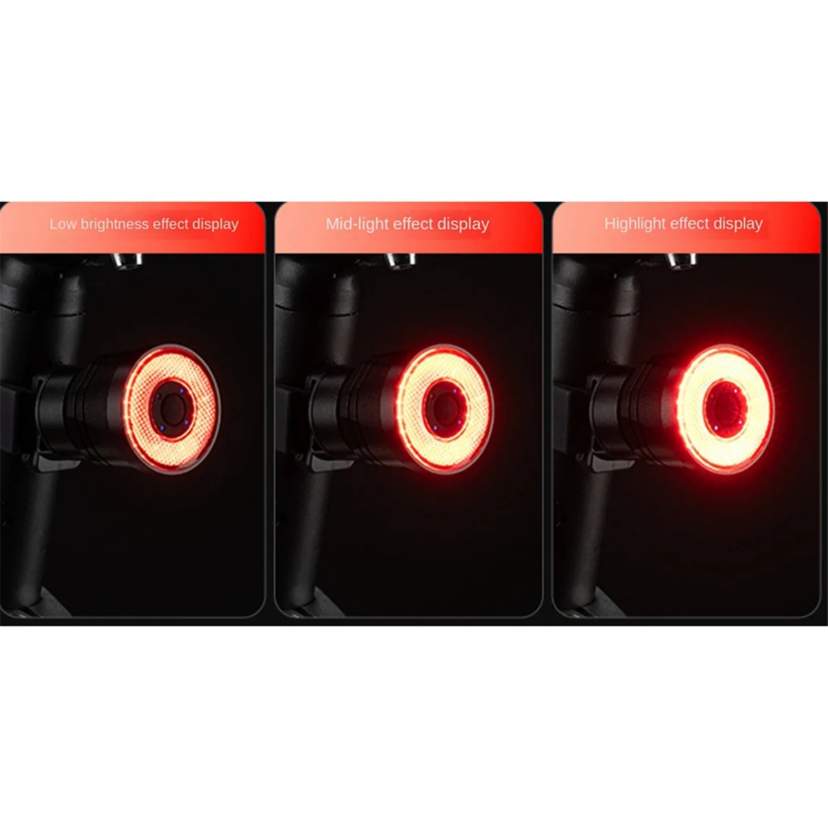 ROCKBROS Smart Brake Sensing Fahrrad Rücklicht IPx6 Wasserdichte LED USB Aufladbare Fahrrad Rücklicht Radfahren Zubehör R5