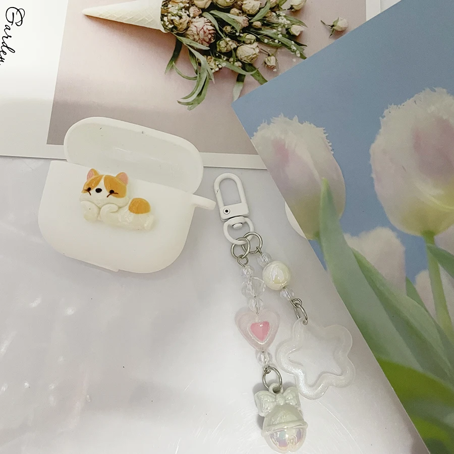 غطاء كلب لطيف لهاتف Honor Choice Earbuds X7 Lite /LCHSE X7Lite X7e /TiinLab S7 X7i غطاء سماعة أذن من السيليكون #6