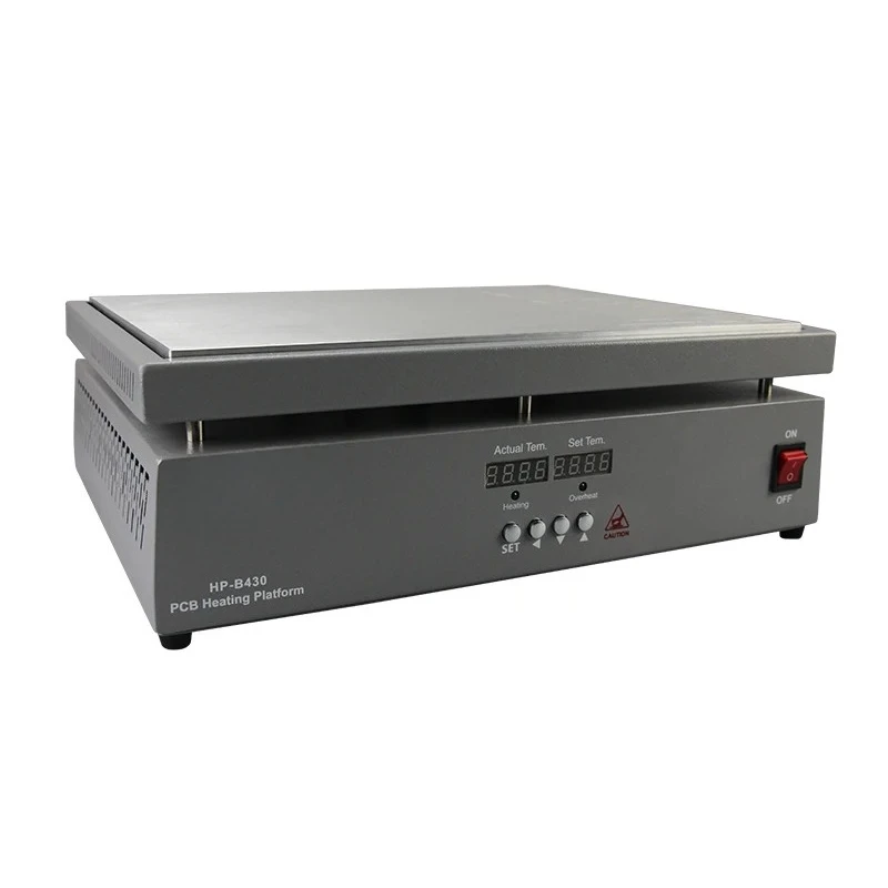 HP-B430 2400W Pcb Removing Heating Platform 400x300mm Digital Thermostat Electric Heating Table Multipurpose Preheating Station