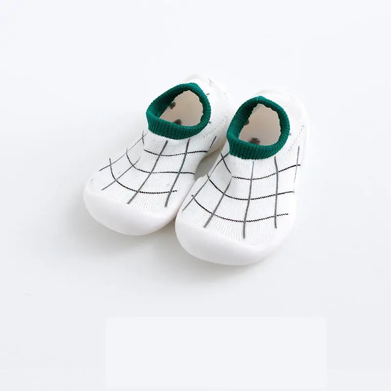 Toddler Boys indoor Shoes Newborn Anti-slip Stripe Walking Shoes First Walkers Baby Girls Casual Simple Soft Cute Floor Shoes