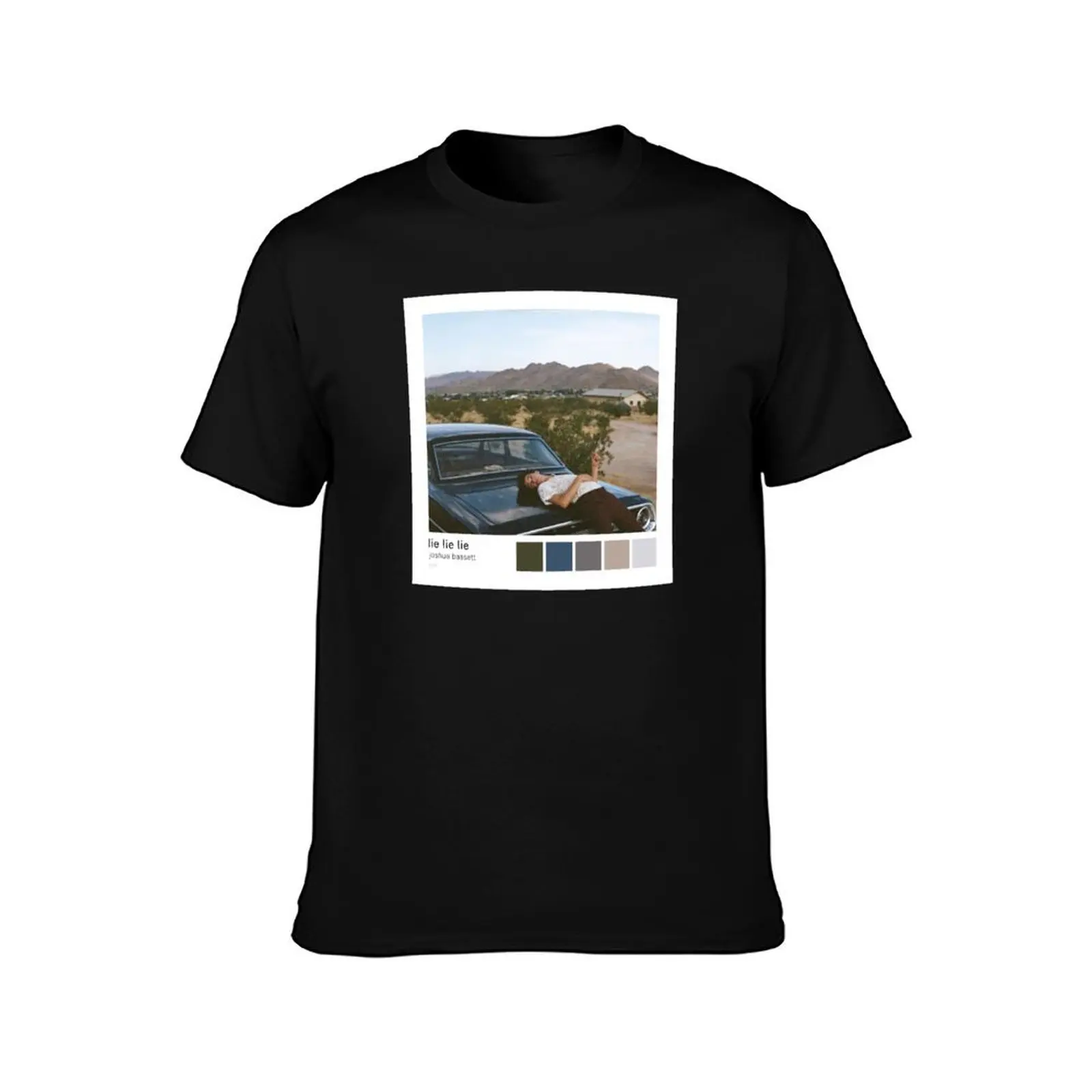 joshua bassett lie lie lie minimalist album cover T-Shirt Plus Size Gym Sports T-Shirt