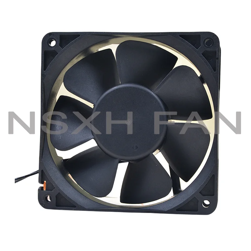 Ventilador de refrigeração do servidor de 2 fios, EC-1238U220, AC 220V, 0.15A, 120x120x38mm