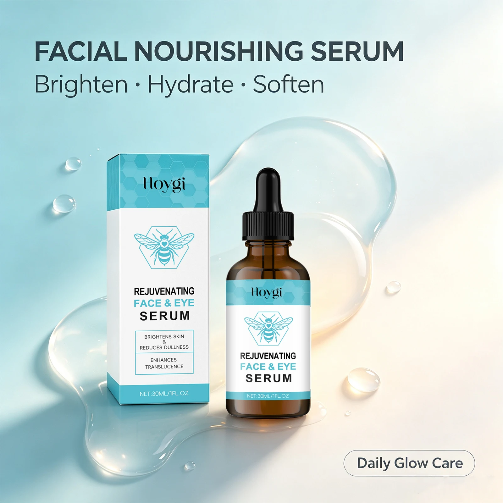 Rejuvenating Face Serum Nourishing Skin Smooth Fine Lines for Face Improve Dullness Repair Barrier Eliminate Dull Yellow Skin