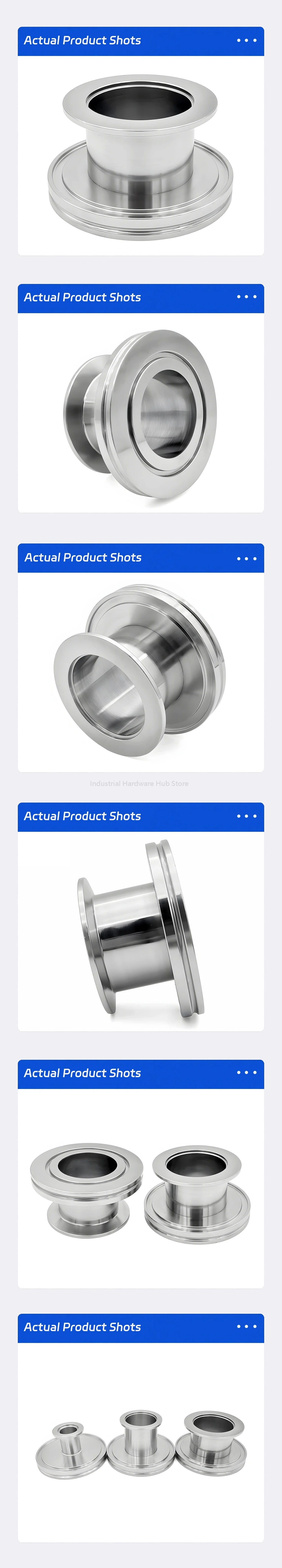 ISO-zu-KF-Vakuum-Reduzieradapter aus Edelstahl 304, ISO63/80/100/160 auf KF16/25/40/50, Vakuumanschluss für Vakuumsysteme – Detail 13