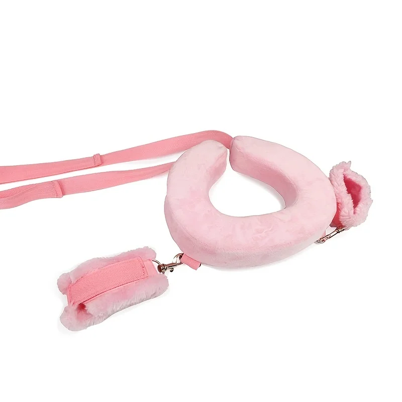 SM Bondage Set U-shape Pillow with Handcuffs Ankle Cuffs Adults Fetish Sex Restraints Game For Couples Bondage Sex Toys