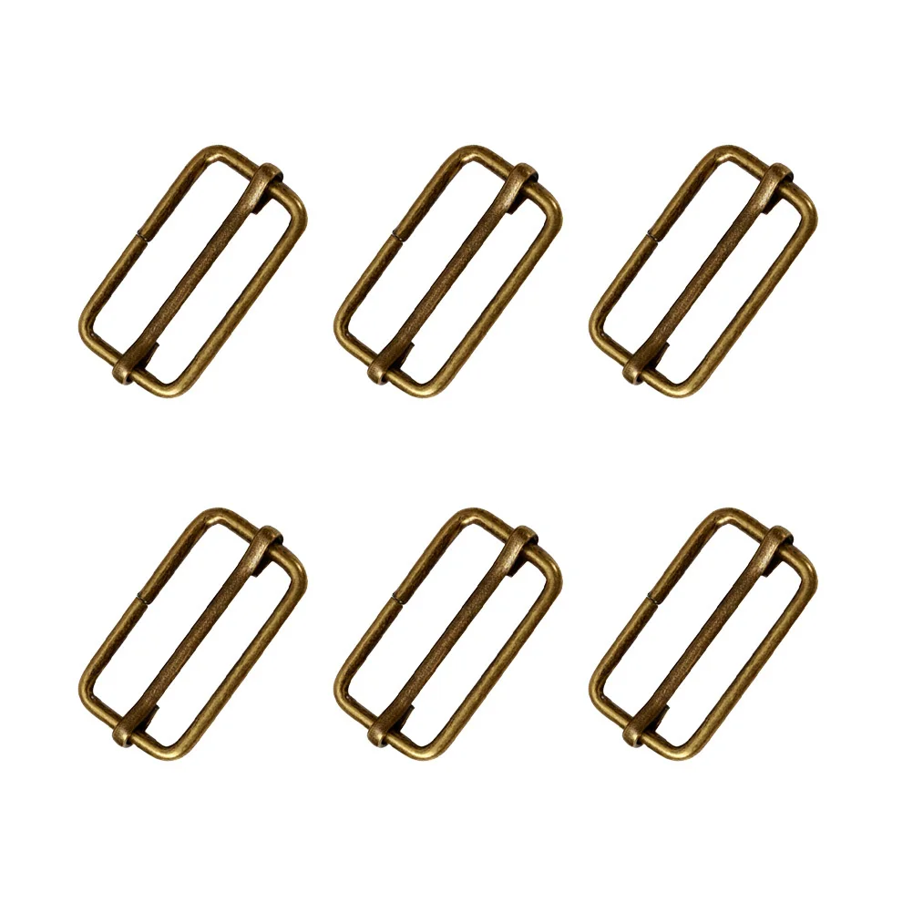 

20PCS Slide Belt Connection Roller Buckles Bag Strap Adjustable Metal Pin Buckles for Backpack Suitcase Clothes(Bronze)