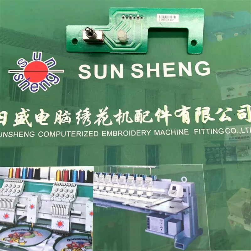 Computer Embroidery Machine Accessories Hc0203 Alarm Board Intelligent Disconnection Detection Board Cable Panel Switch Pla