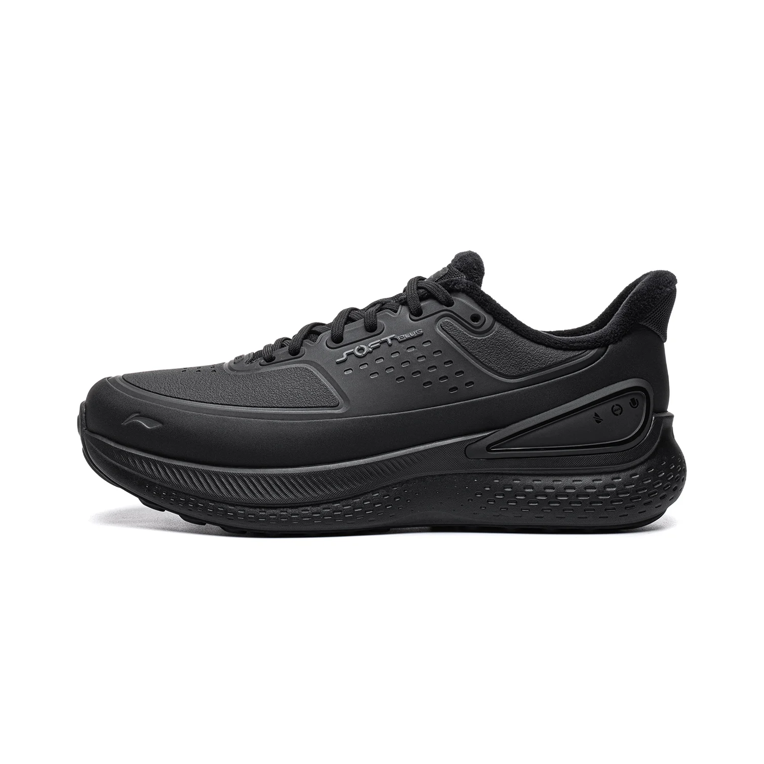 Li-Ning Herren SOFT PLUS 3 FLEECE Lifestyle-Schuhe, warme Winter- und Alltagssportschuhe, LiNing trendige Freizeitschuhe AGLW157