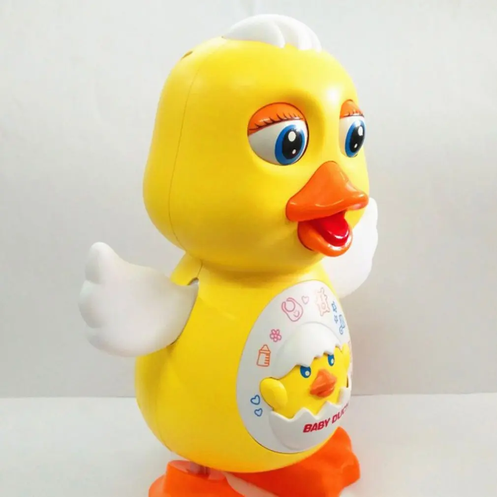 Electric Dance Lighting Duck Educational Toy Interactive Dancing Little Yellow Duck Toys Musical Interactive Kids Gifts