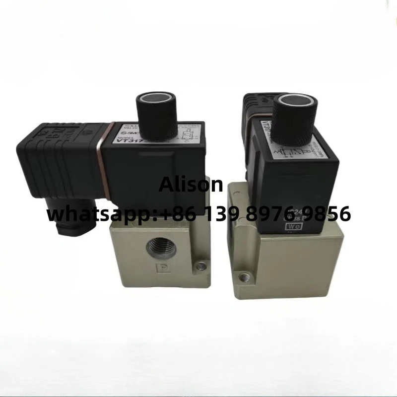 

Электромагнитный клапан SMC двухпозиционный трехходовой VT317/V-5G-02/5DZ/4DZ/3D/6G/VT317V-5D-02