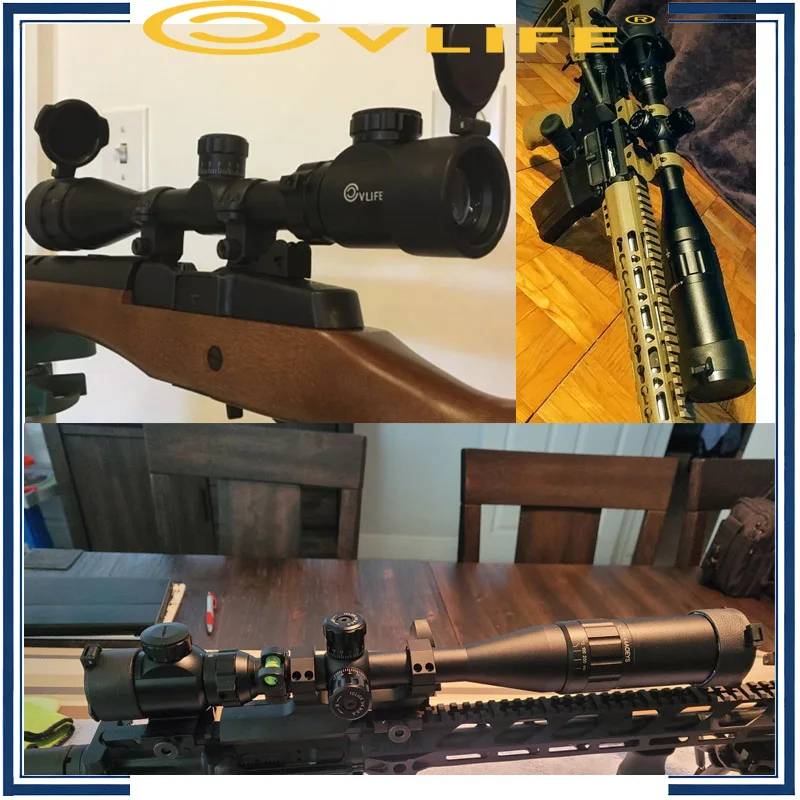 

Оптический прицел CVLIFE 4-16x44 AO с сеткой Mil-Dot, красной и зеленой подсветкой, для охоты, с креплением на планку Пикатинни 20 мм и кольцами для прицела