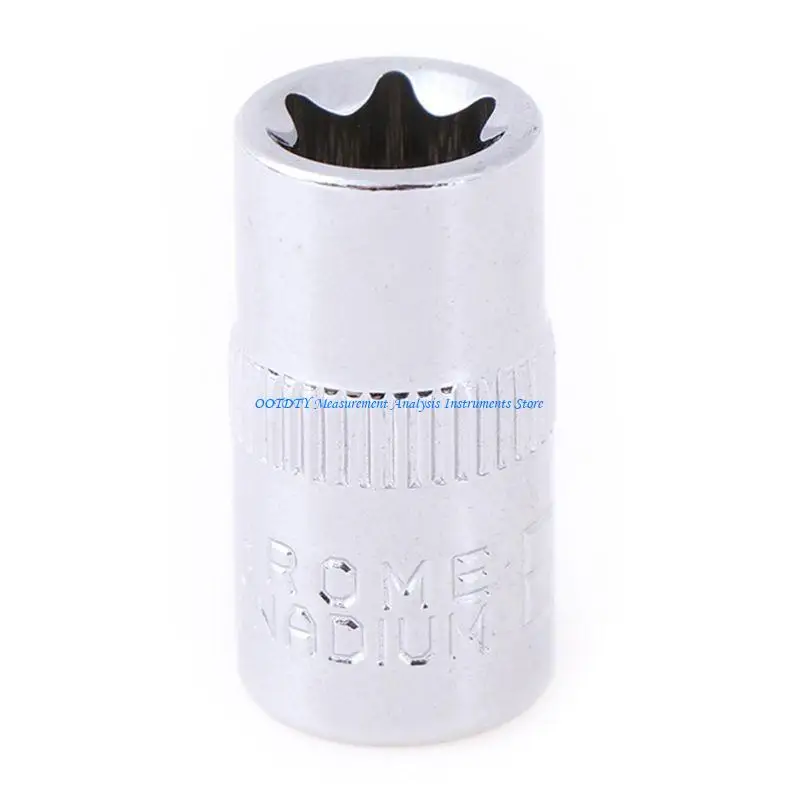 

367D E4 E6 E7 E8 Торцевой ключ Torx Star Bit Набор внешних гнезд E с внутренней резьбой 1/4 дюйма