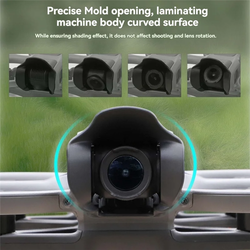 ABDE-Sunnylife ل DJI AVATA 2 عدسة هود Gimbal حماية مكافحة وهج عدسة ظلة غطاء عدسة هود ملحقات طائرة بدون طيار
